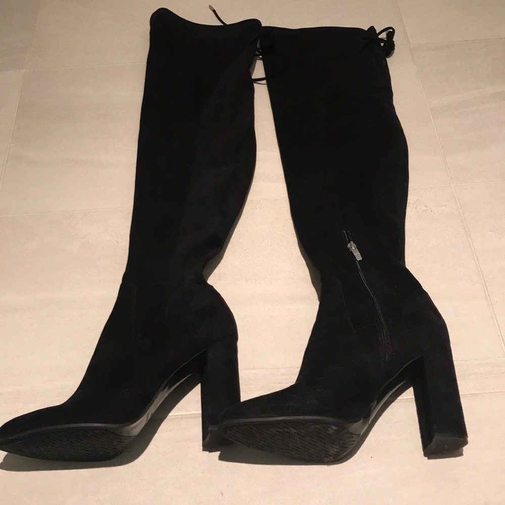 Marc Fisher Black Over the Knee Boots